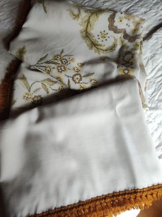 Colcha fina vintage cama matrimonio