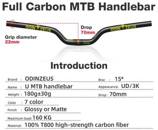 Manillar carbono nuevo