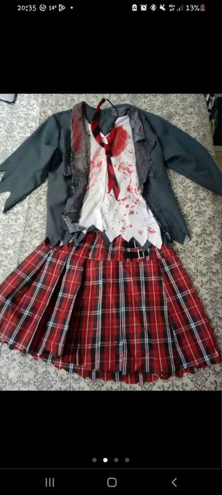 Disfraz "Colegiala zombie"