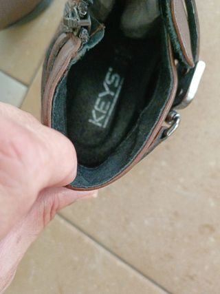 Tronchetti nuovi Keys pelle marroni 41