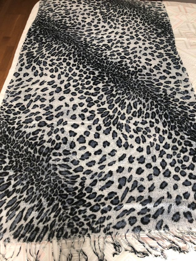 Foulard de punto grande estampado print