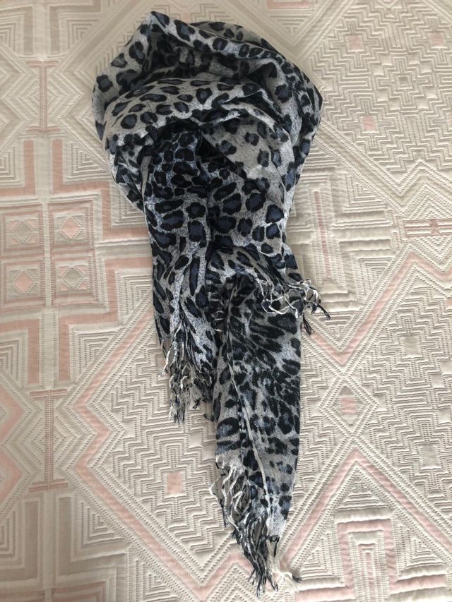 Foulard de punto grande estampado print