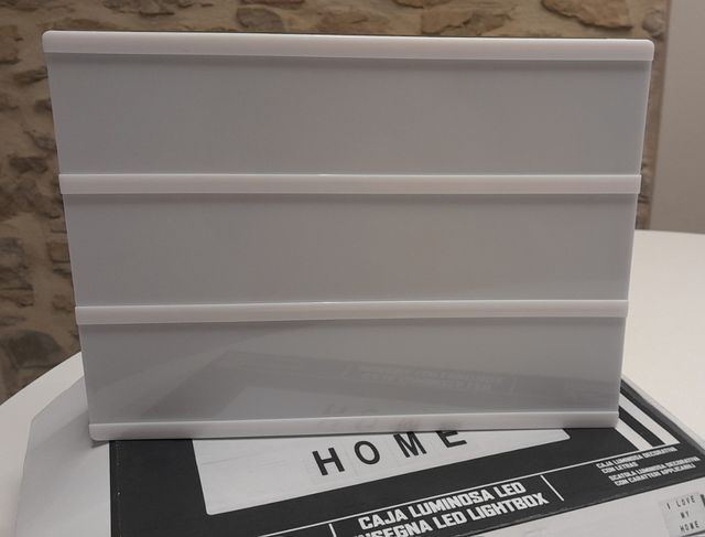 Lightbox insegna luminosa LED lettere