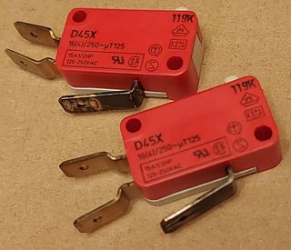 Lote 2 Cherry dx45x microinterruptor