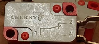 Lote 2 Cherry dx45x microinterruptor