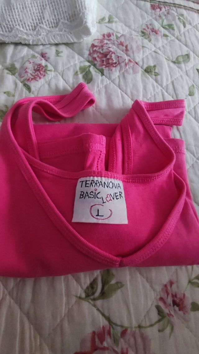 Canottiera donna rosa