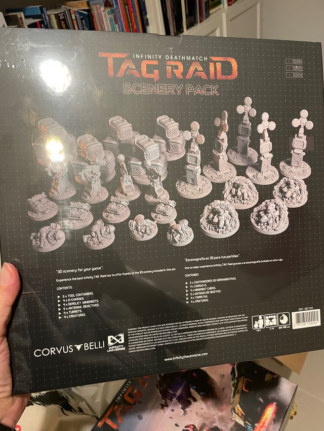 pack escenografia  Tag Raid infinity