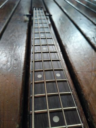 Ibanez mikro basso nero opaco junior scala corta