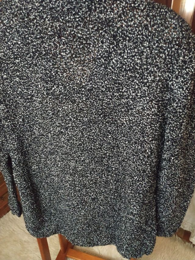 Abrigo vintage a calceta 