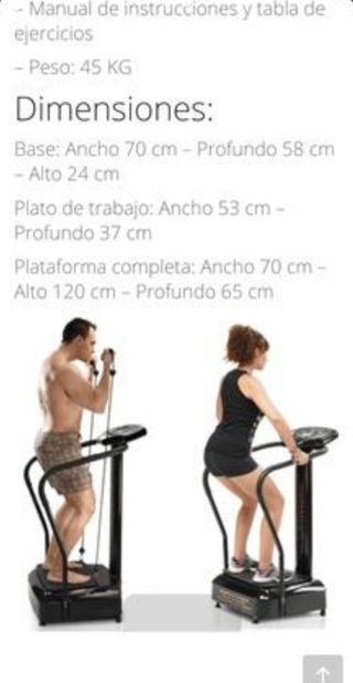 Plataforma vibratoria profesional plus