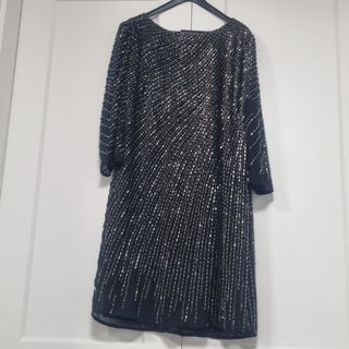 Vestido abalorios Mango 