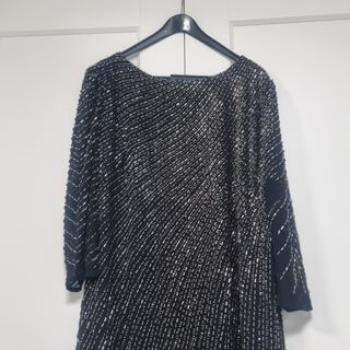 Vestido abalorios Mango 