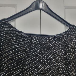 Vestido abalorios Mango 