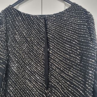 Vestido abalorios Mango 