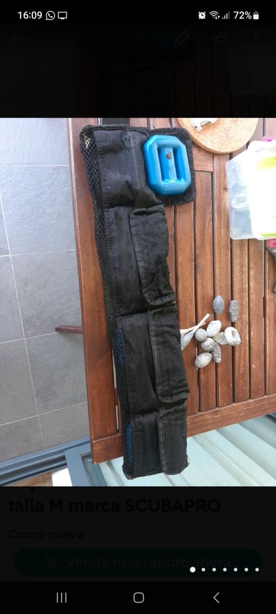 Traje buceo ,aletas ,cinturón con plomos