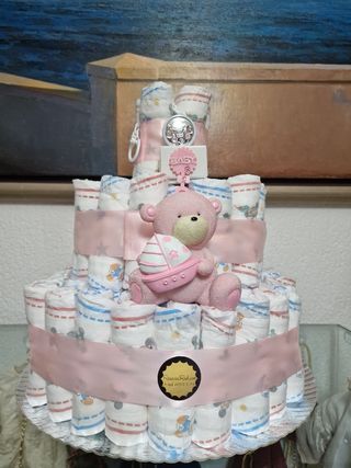 Tarta de pañales bebé DESDE