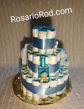 Tarta de pañales bebé DESDE