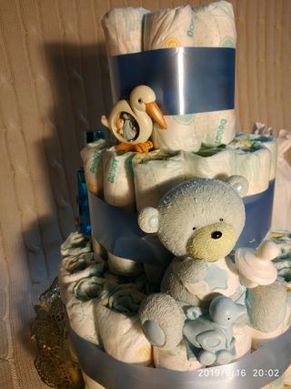 Tarta de pañales bebé DESDE