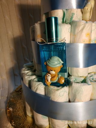 Tarta de pañales bebé DESDE