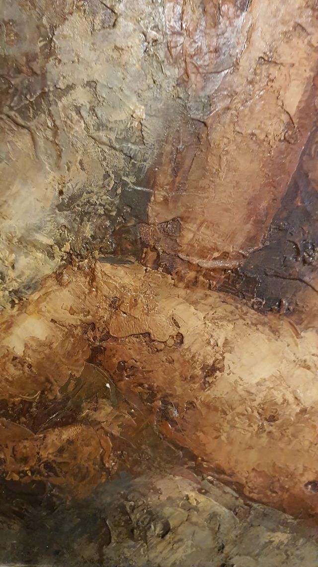 Óleo Impresionista Edward Barton. Arte.