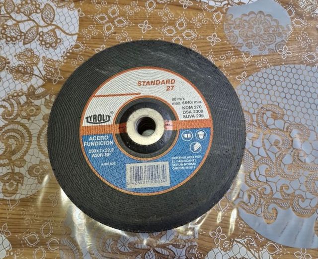 Discos desbaste TYROLIT 230mm