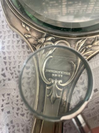 juego de tocador en plata