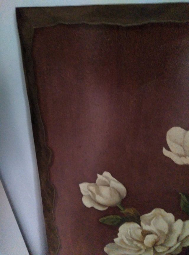 Cuadro de madera Flores de Magnolias