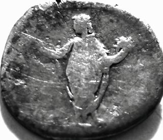 Treboniano Galo, Denario de Plata 251 - 253 D. C.
