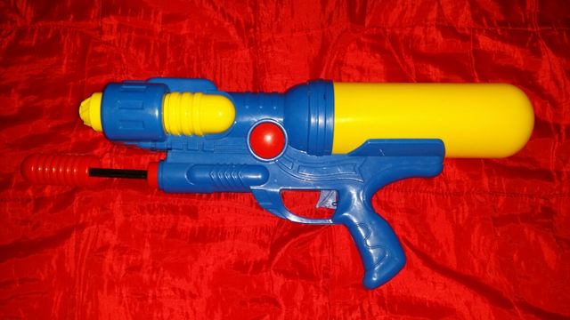 Pistola de agua Grande 2 chorros
