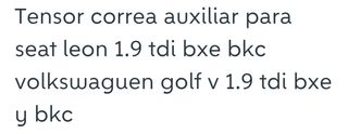 Tensor correa 1.9 tdi