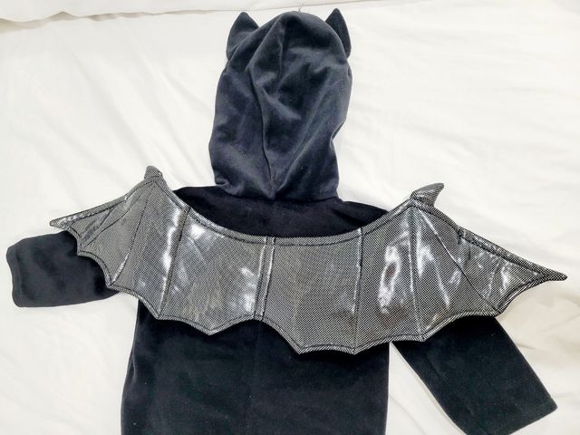 Disfraz Halloween murciélago 2 años