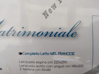 Lenzuola francesi cotone