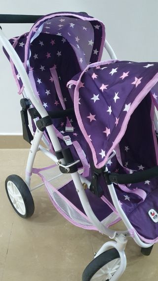 Carrito bayer chic Cochecito gemelar muñecas