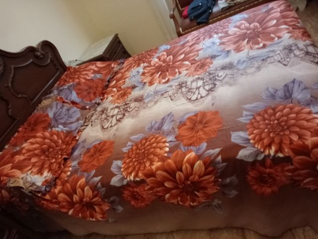 Colcha con 2 cojines nueva