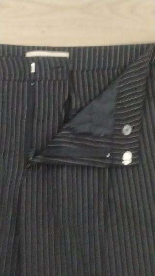 Pantalón mujer traje raya diplomática T 40