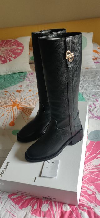 Pollini stivali al ginocchio, pelle nr.38