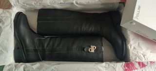 Pollini stivali al ginocchio, pelle nr.38