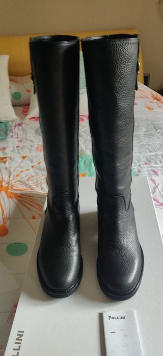 Pollini stivali al ginocchio, pelle nr.38