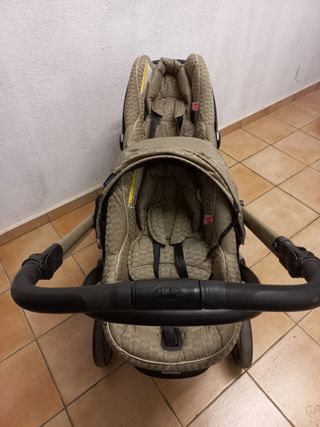 Carro gemelar BEBECAR + Maxicosi