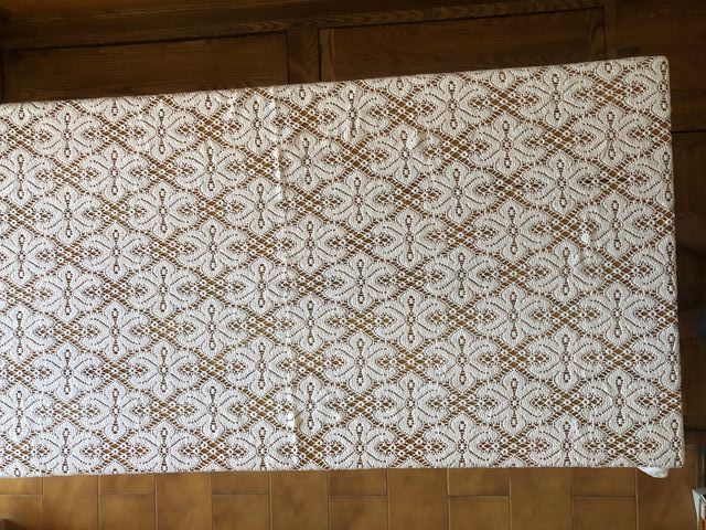 Tovaglia in pizzo fatta a mano