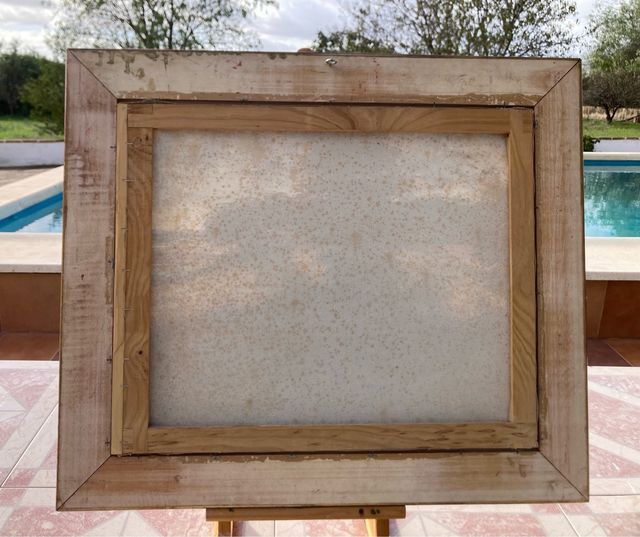 Cuadro antiguo al óleo original.