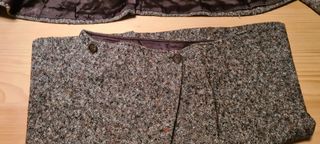 complete con gonna a pareo di lana tg M