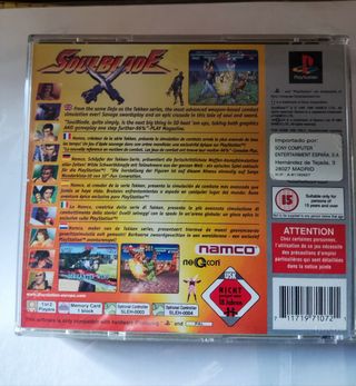 Soul Blade Platinum PS1