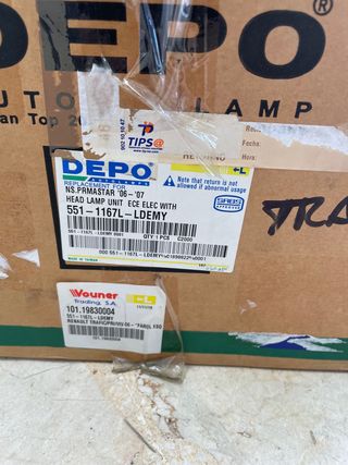 FARO IZQUIERDO OPEL VIVARO 2008