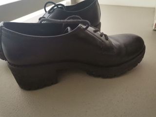 Zapatos negros tacon ancho