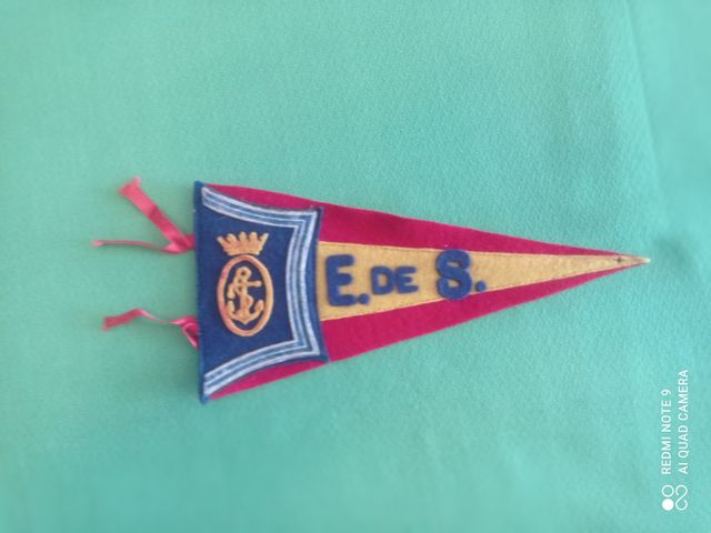 ANTIGUO BANDERIN ESCUELA SUBOFICIALES -ARMADA
