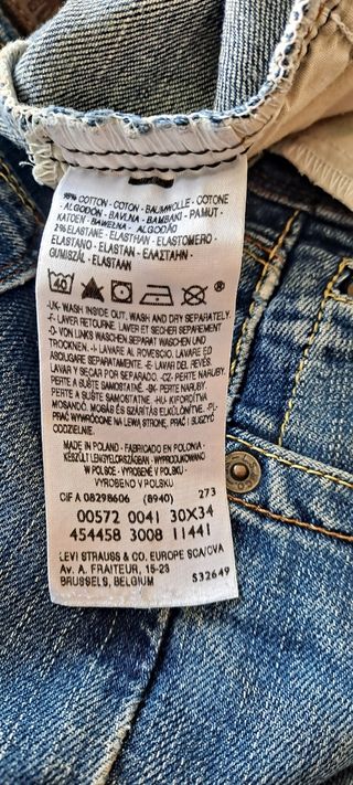 Pantalon vaquero Levis mujer bootcut