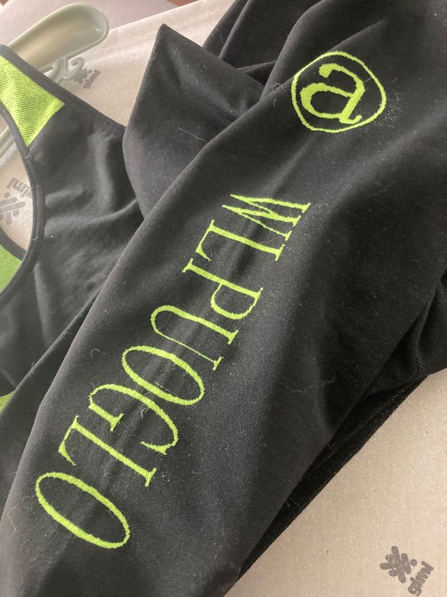 set sportivo donna top + collant tg S/M