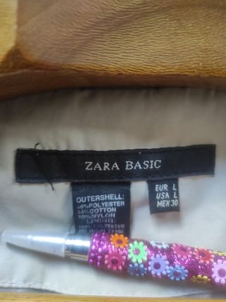 Gabardina mujer zara