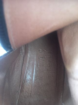 botines color marrón y como cobre